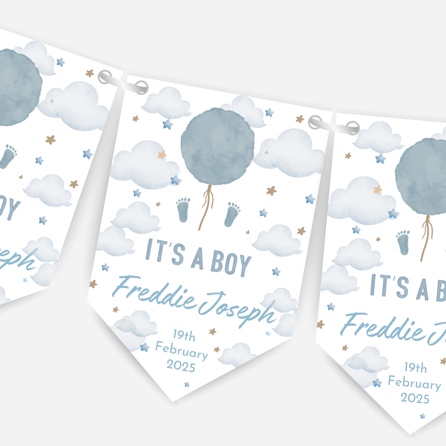 "Its A Boy" Newborn Baby Bunting - B119