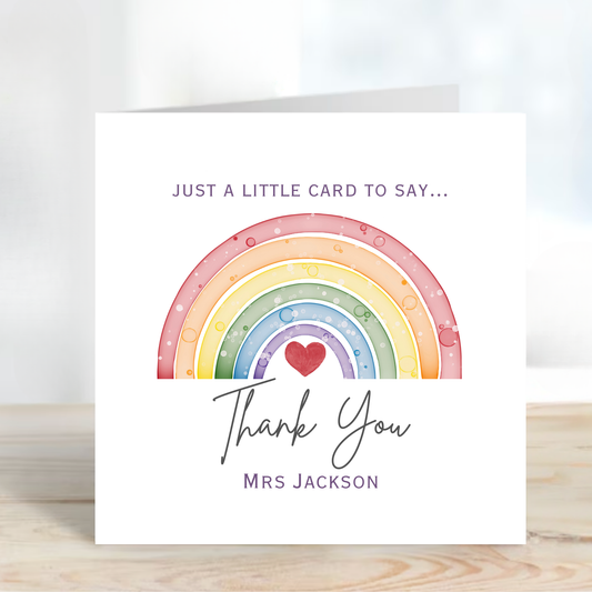 Teacher Thank you Card - C158