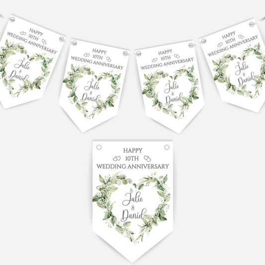 Wedding Anniversary Bunting - B229