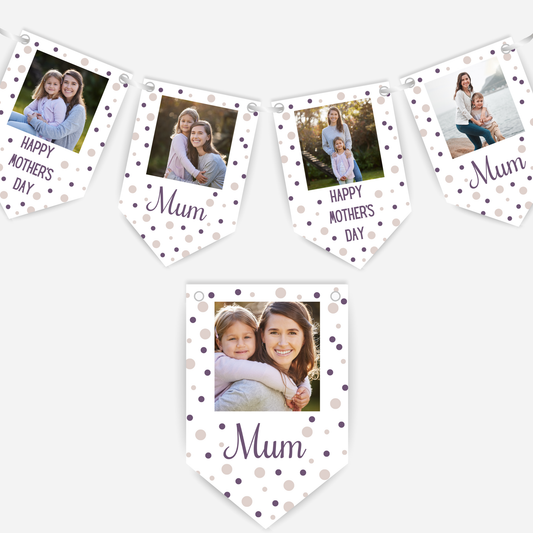 Mother's Day Photo Bunting - B249