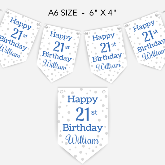 Smaller Birthday Bunting - S125