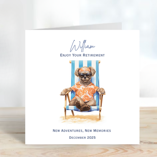 Cool Dog Retirement Card - C658