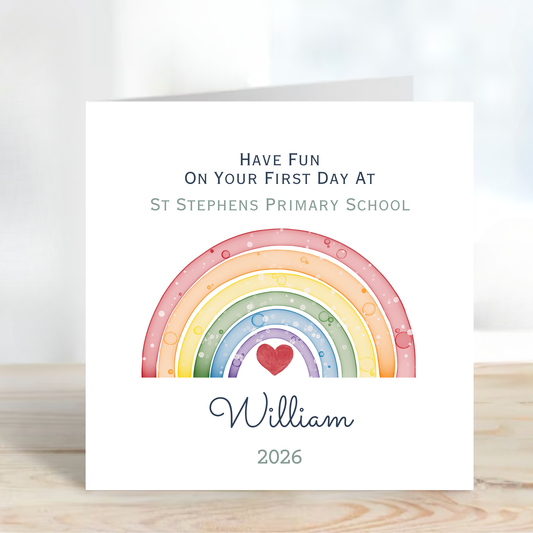 First or Last Day of School Card - C206