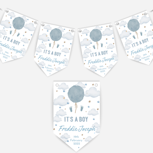 "Its A Boy" Newborn Baby Bunting - B119