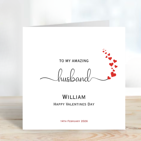 Valentine’s Day Elegant Card - C703