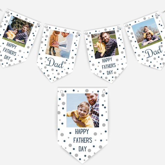 Father's Day Photo Bunting - B256