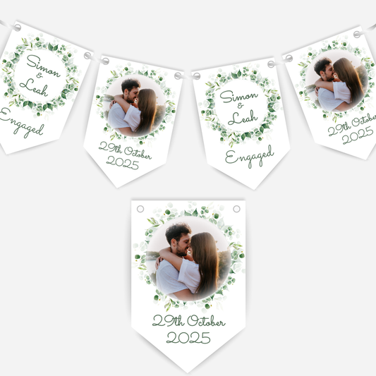 Photo Engagement or Wedding Bunting - B130
