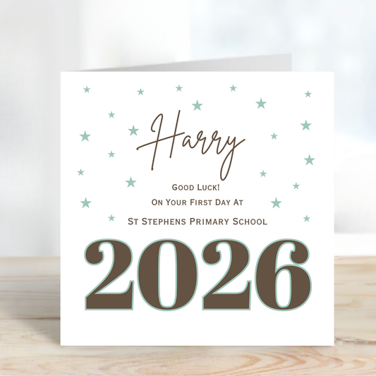 First or Last Day of School Card - C209