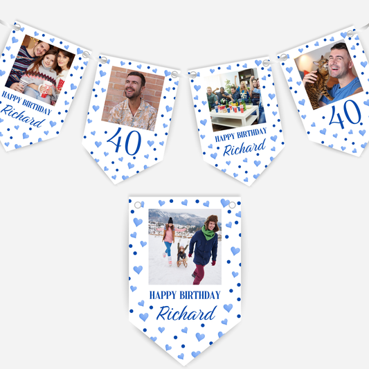 Personalised Photo Bunting Party Decoration - B283