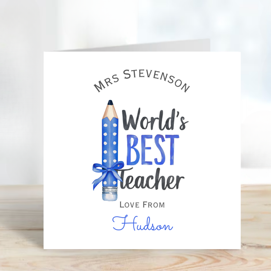 Teacher Thank you Card - C156