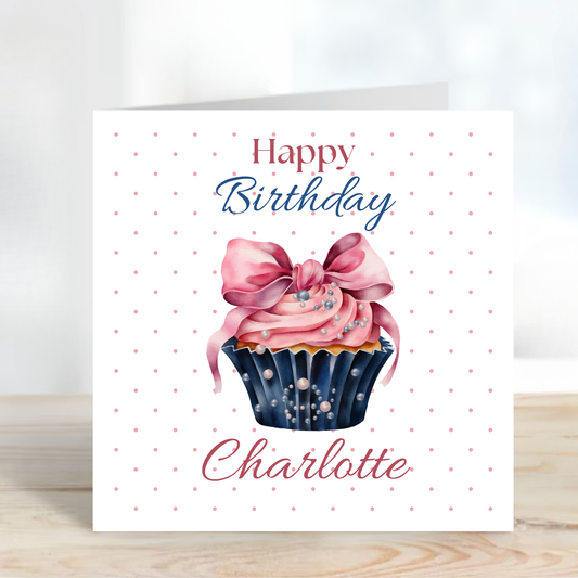 Cute Cupcake Card - C107