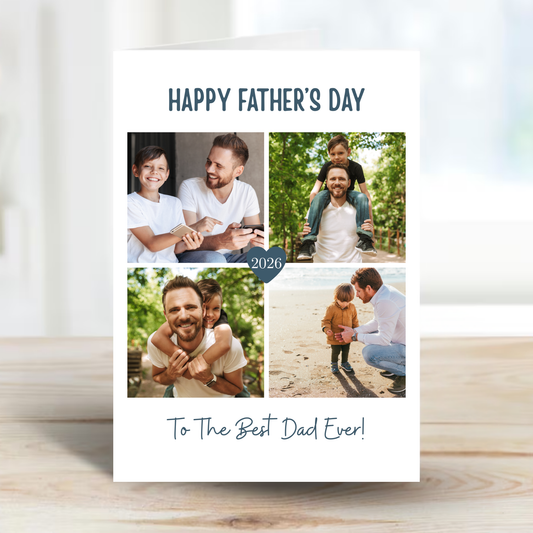 Fathers Day Four Photo Card - PC42