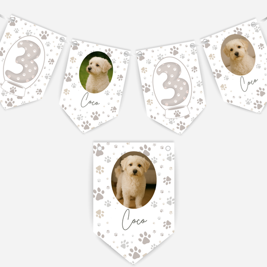 Dog Birthday Photo Bunting - B173