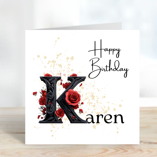 Alternative Gothic Style Birthday Card - C104