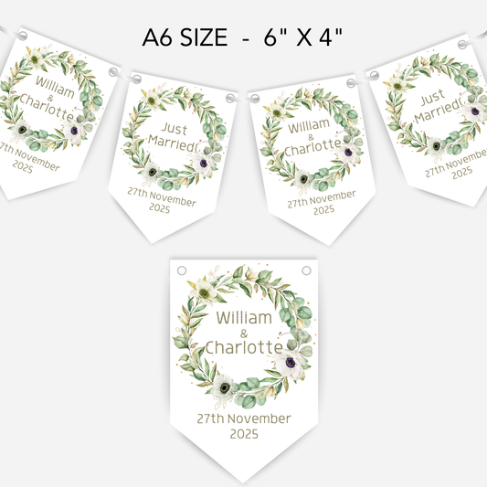 Engagement or Wedding Smaller Bunting - S166