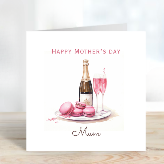 Mother's Day Card - Champagne Design - C748