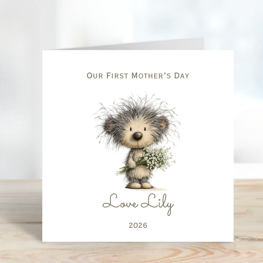 Mother's Day Card - Teddy Bear Design - C830