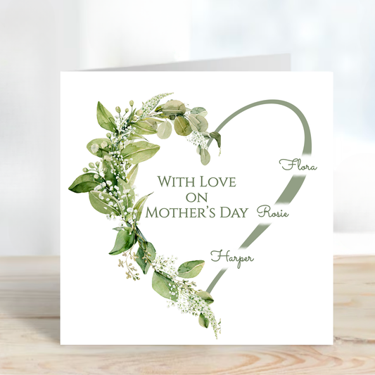 Mother's Day Card - Modern Floral Design - C729