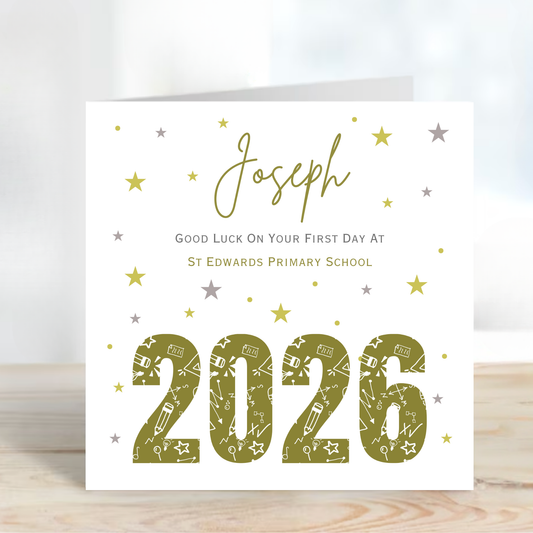 First or Last Day of School Card - C203