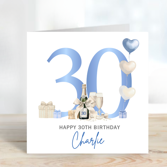 30th Birthday Card - C860