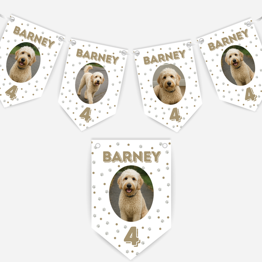 Dog Birthday Photo Bunting - B174