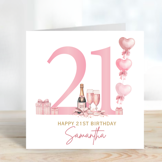 21st Birthday Card - C853