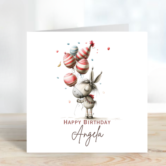 Funny Horse Birthday Card - C569