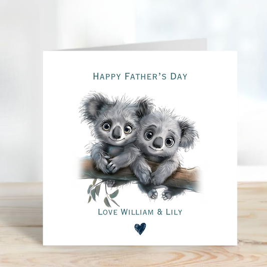 Cute Koala - Father's Day Card - C791