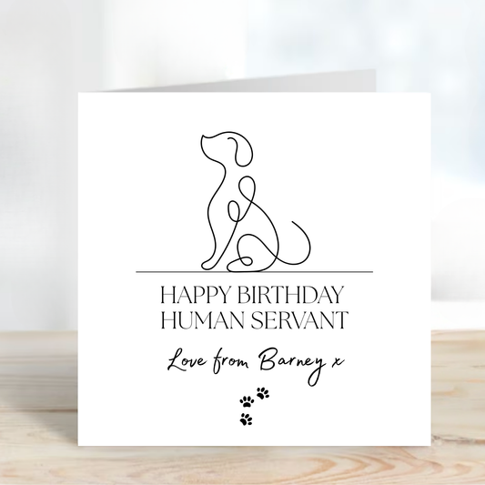 Birthday Card from the Dog - C509