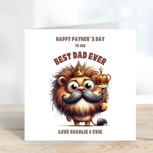 Fathers Day Card - Best Dad Ever - C802