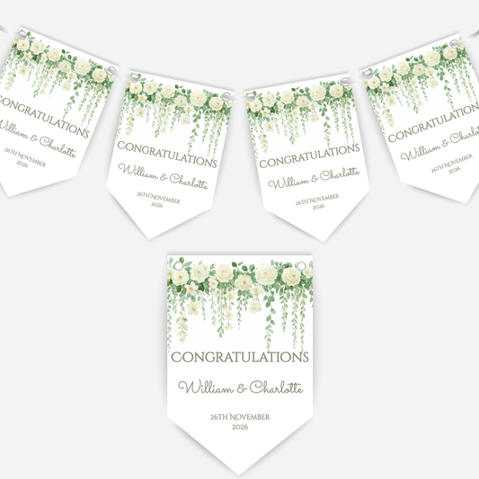 Engagement or Wedding Bunting - B287