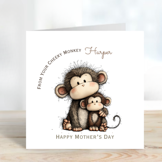 Mother's Day Card - Cheeky MonkeyDesign - C760