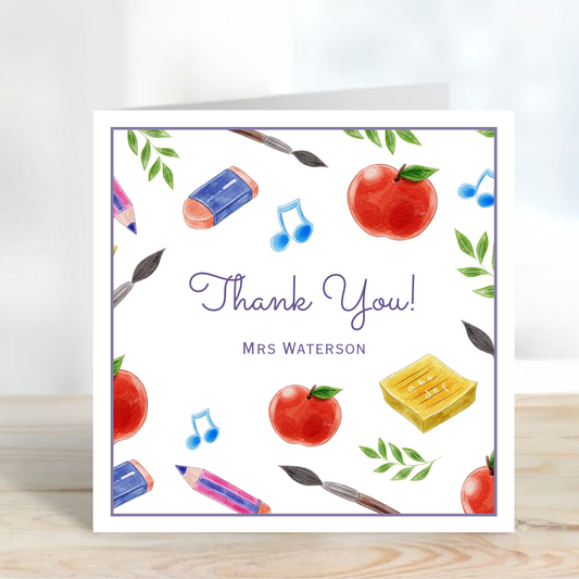 Teacher Thank you Card - C154