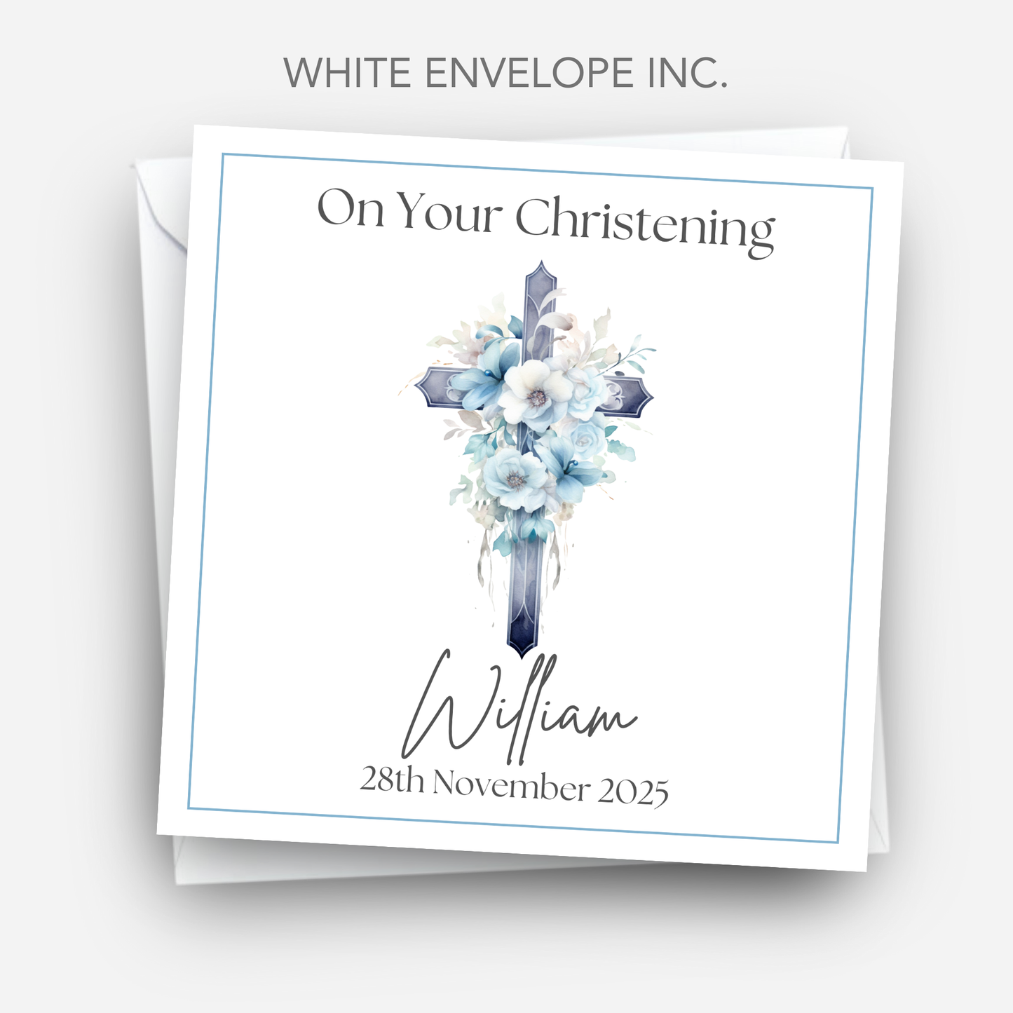 Christening & Baptism Personalised Card - C517