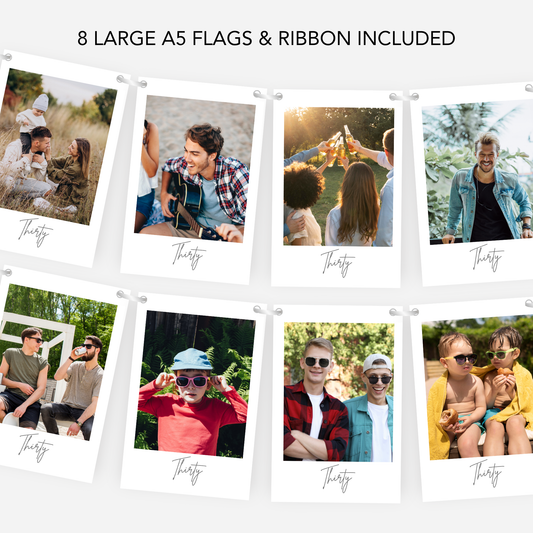 Birthday Colour Photo Bunting - B294