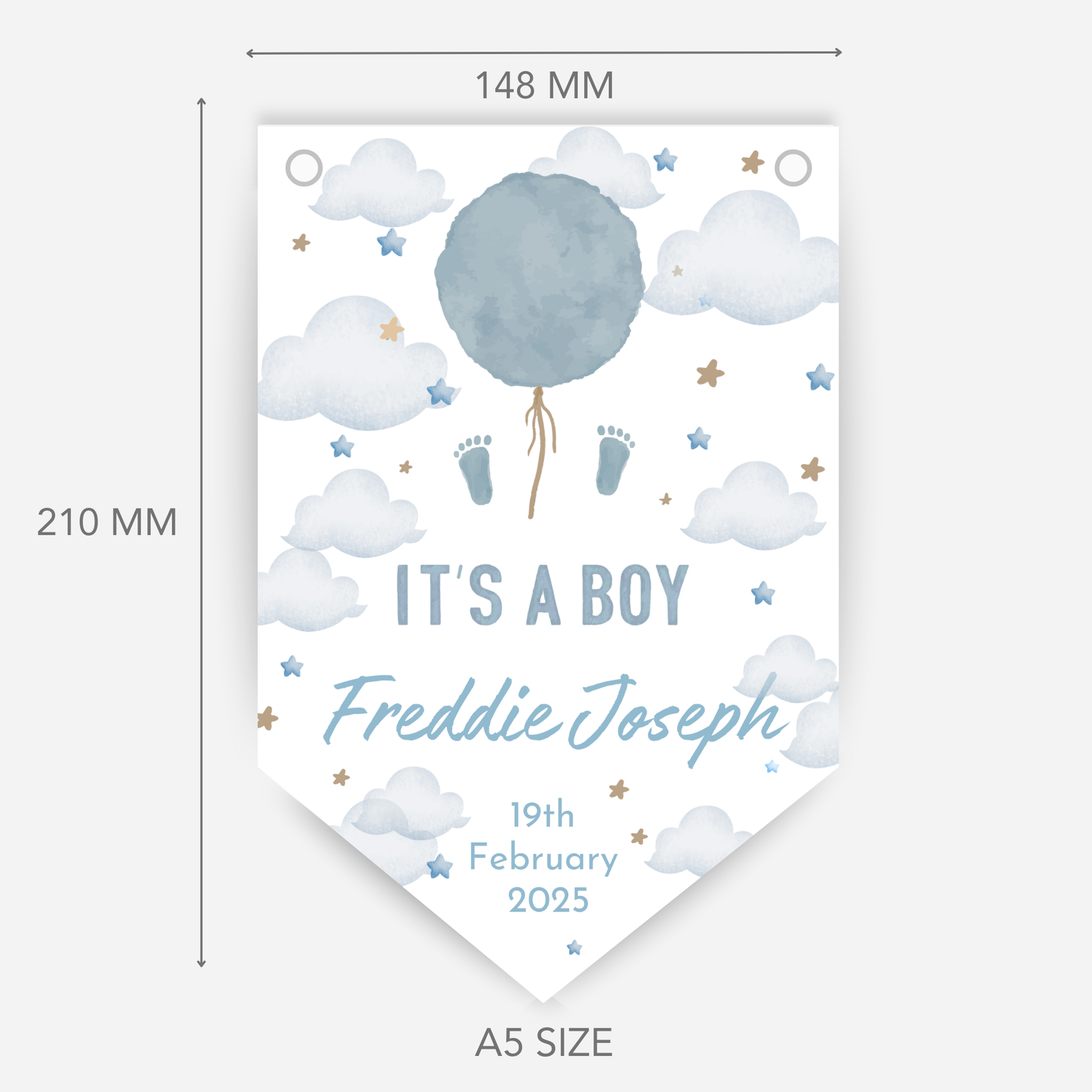 "Its A Boy" Newborn Baby Bunting - B119