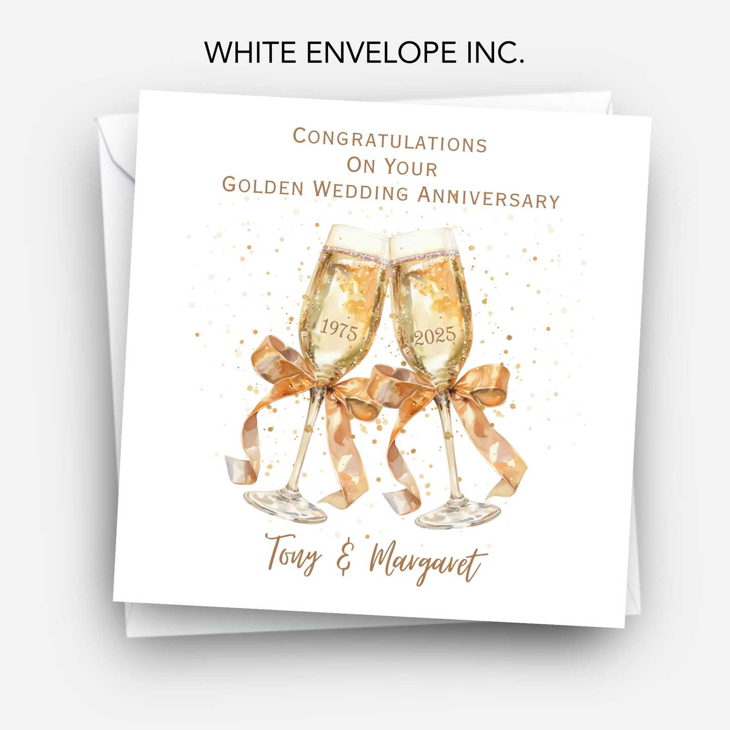 Golden Wedding Anniversary Card - C641