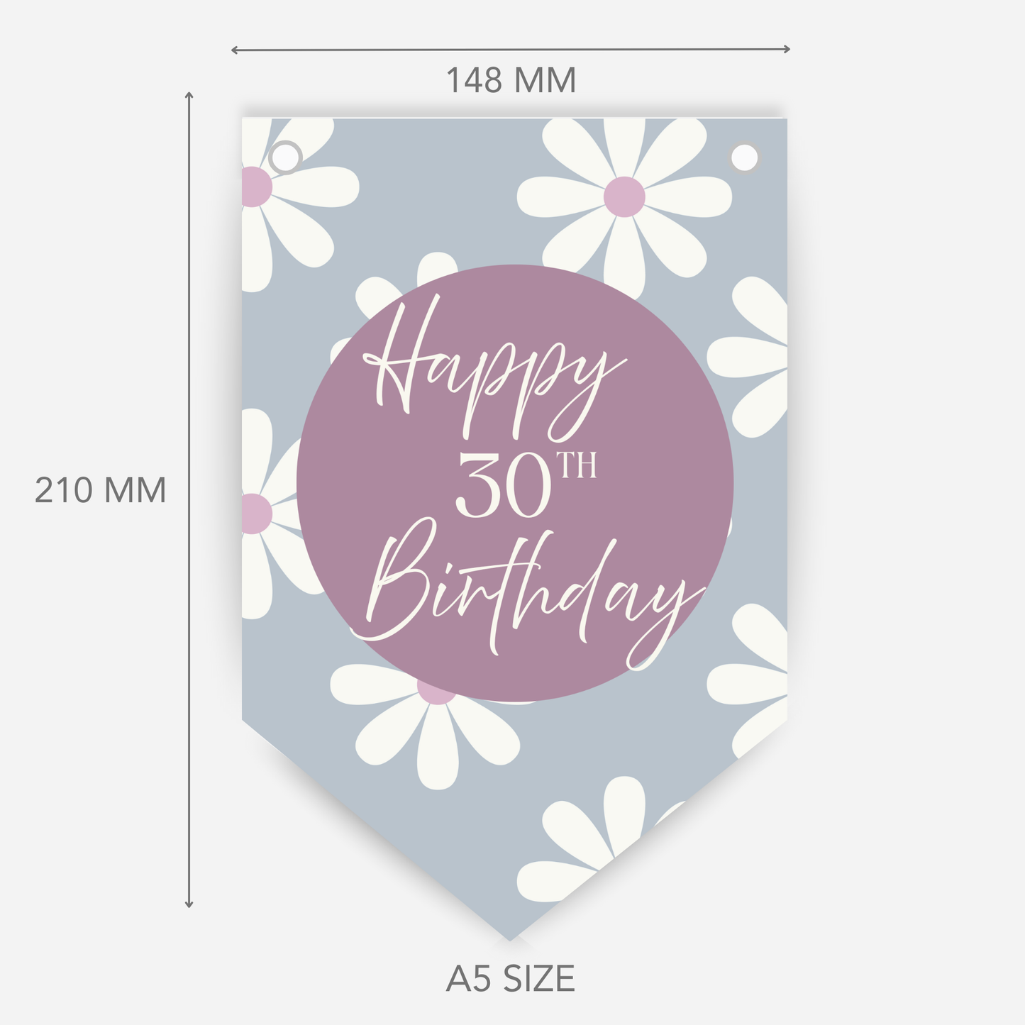 Daisy Birthday Photo Bunting - B132