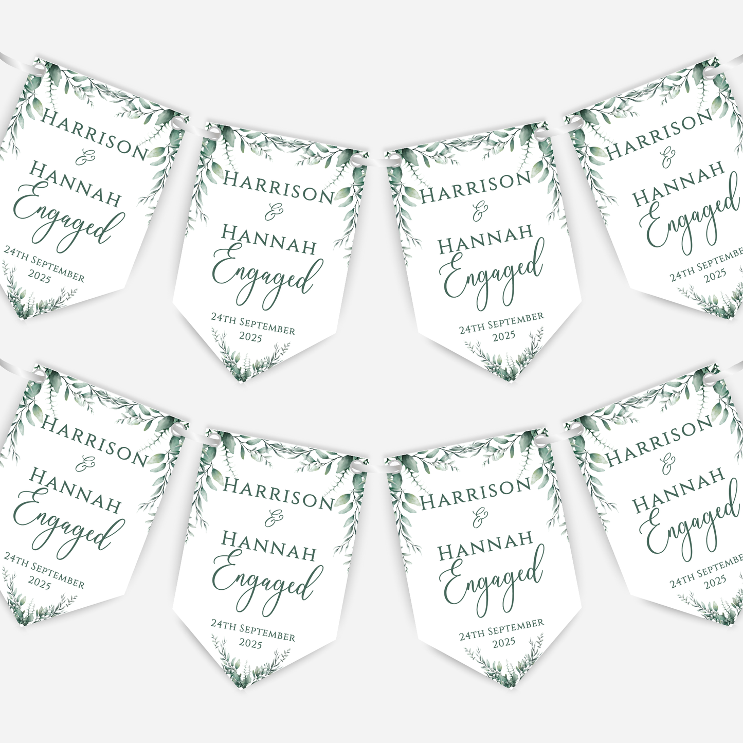 Engagement or Wedding Bunting - B128