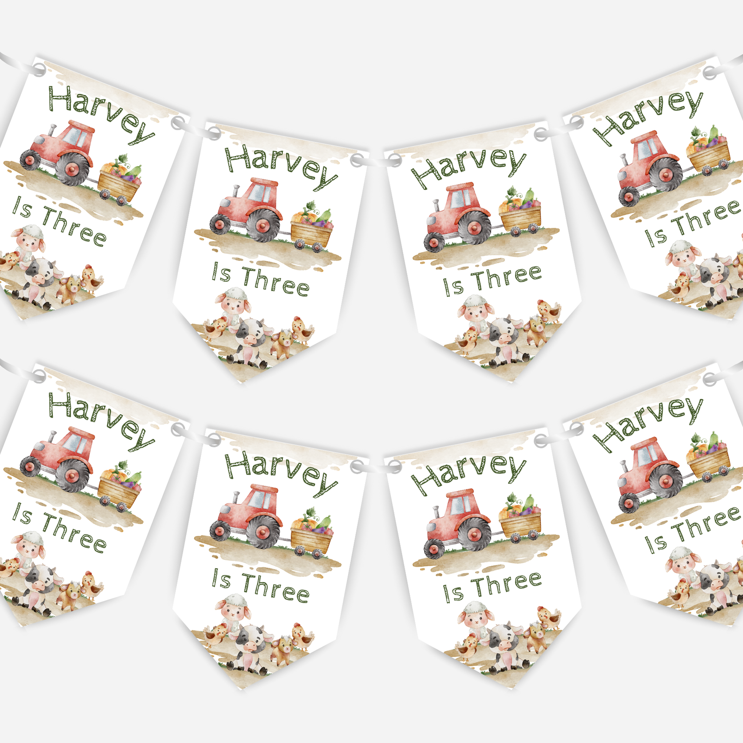 Farming Birthday Bunting - B149