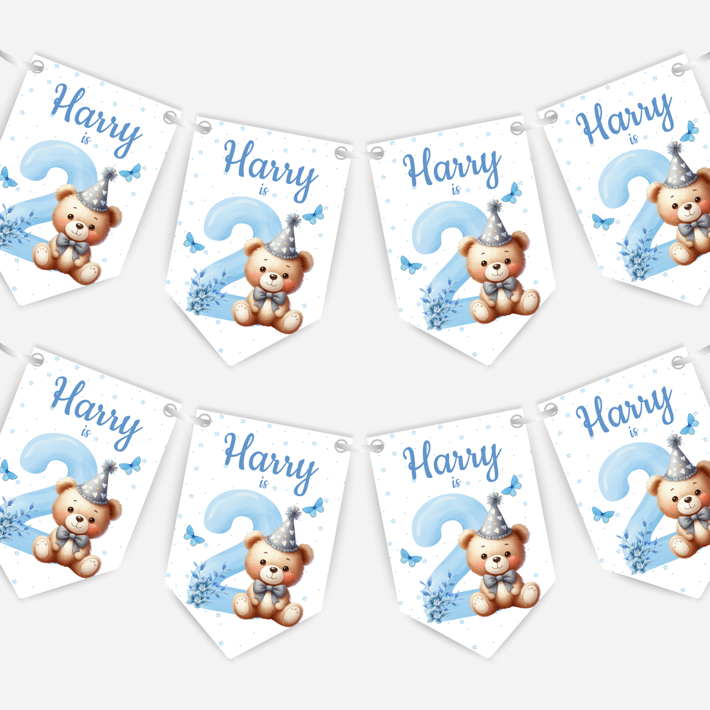 Teddy Bear Age Bunting - B144