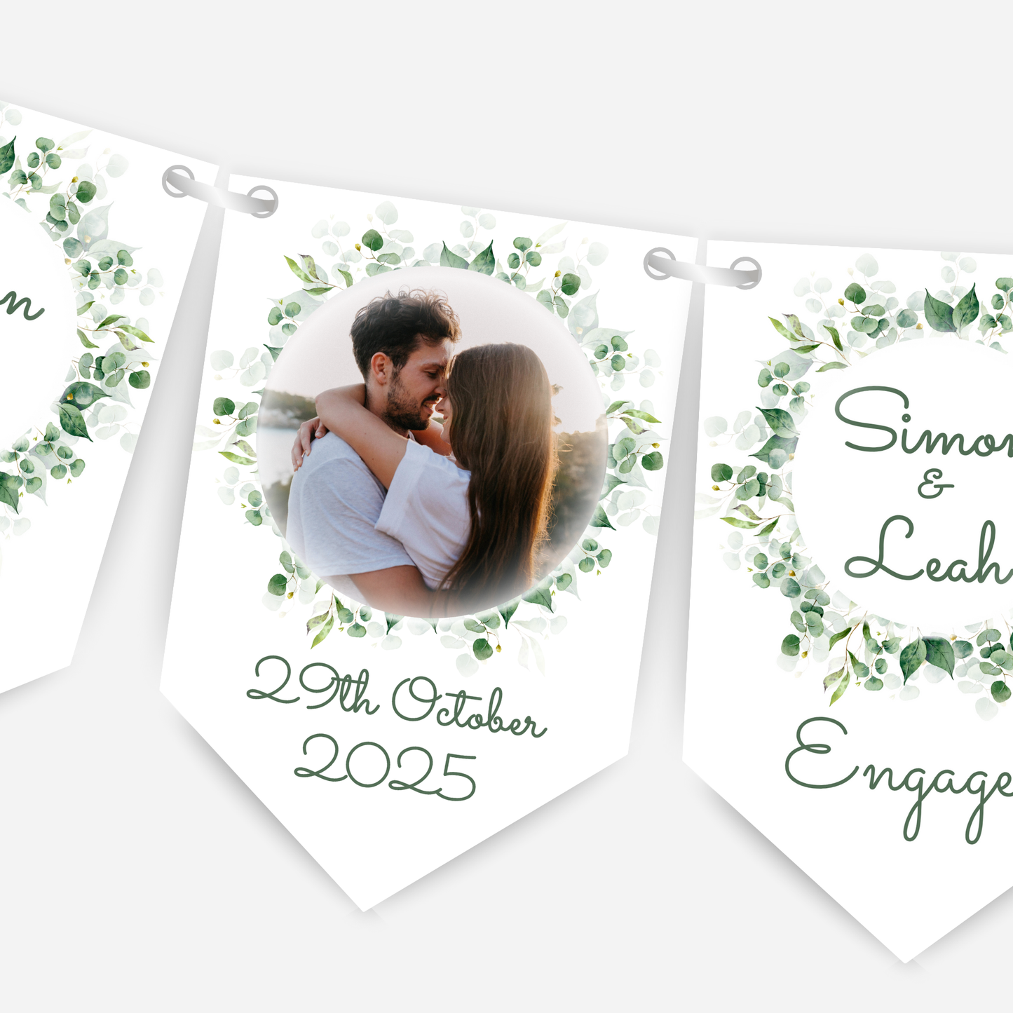 Photo Engagement or Wedding Bunting - B130