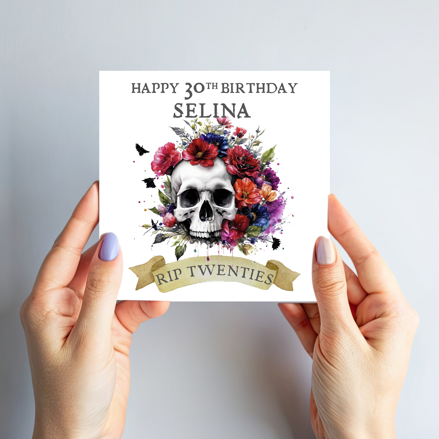 Alternative RIP Twenties Birthday Card - C501