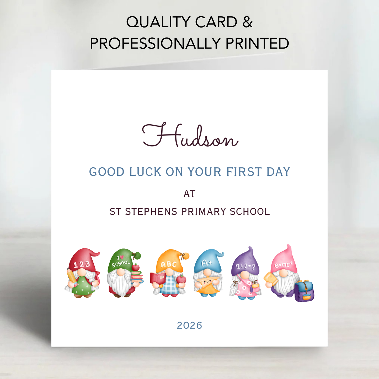 First or Last Day of School Card - C211