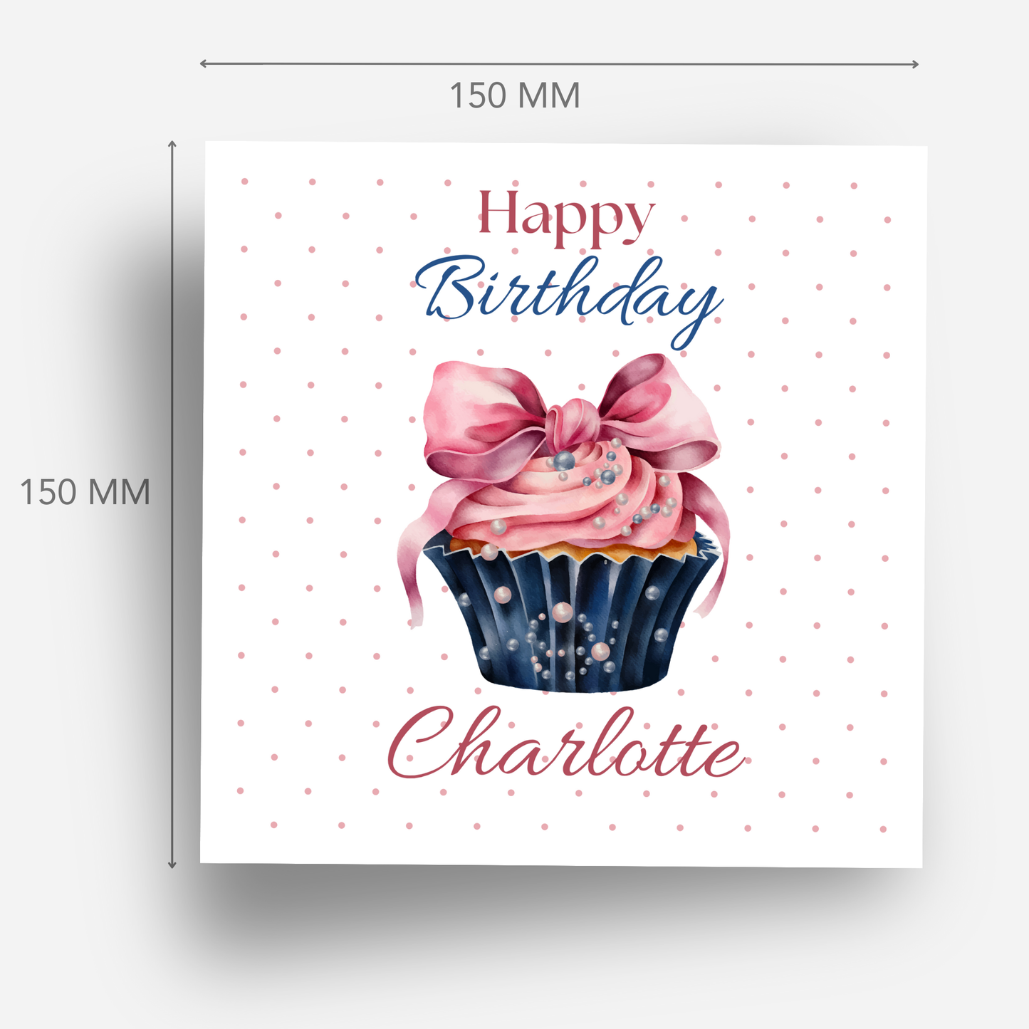 Cute Cupcake Card - C107