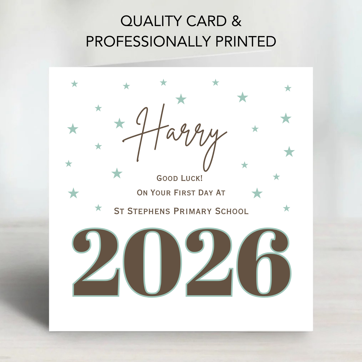 First or Last Day of School Card - C209