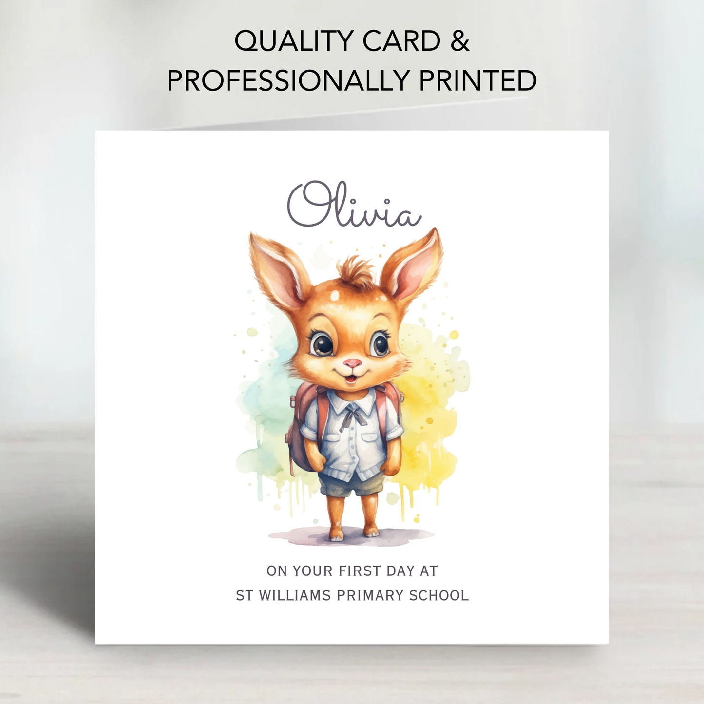 First or Last Day of School Card - C202