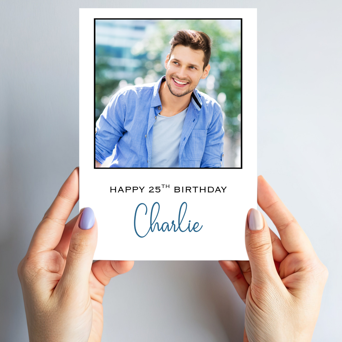 Colour Photo Birthday Card - PC59