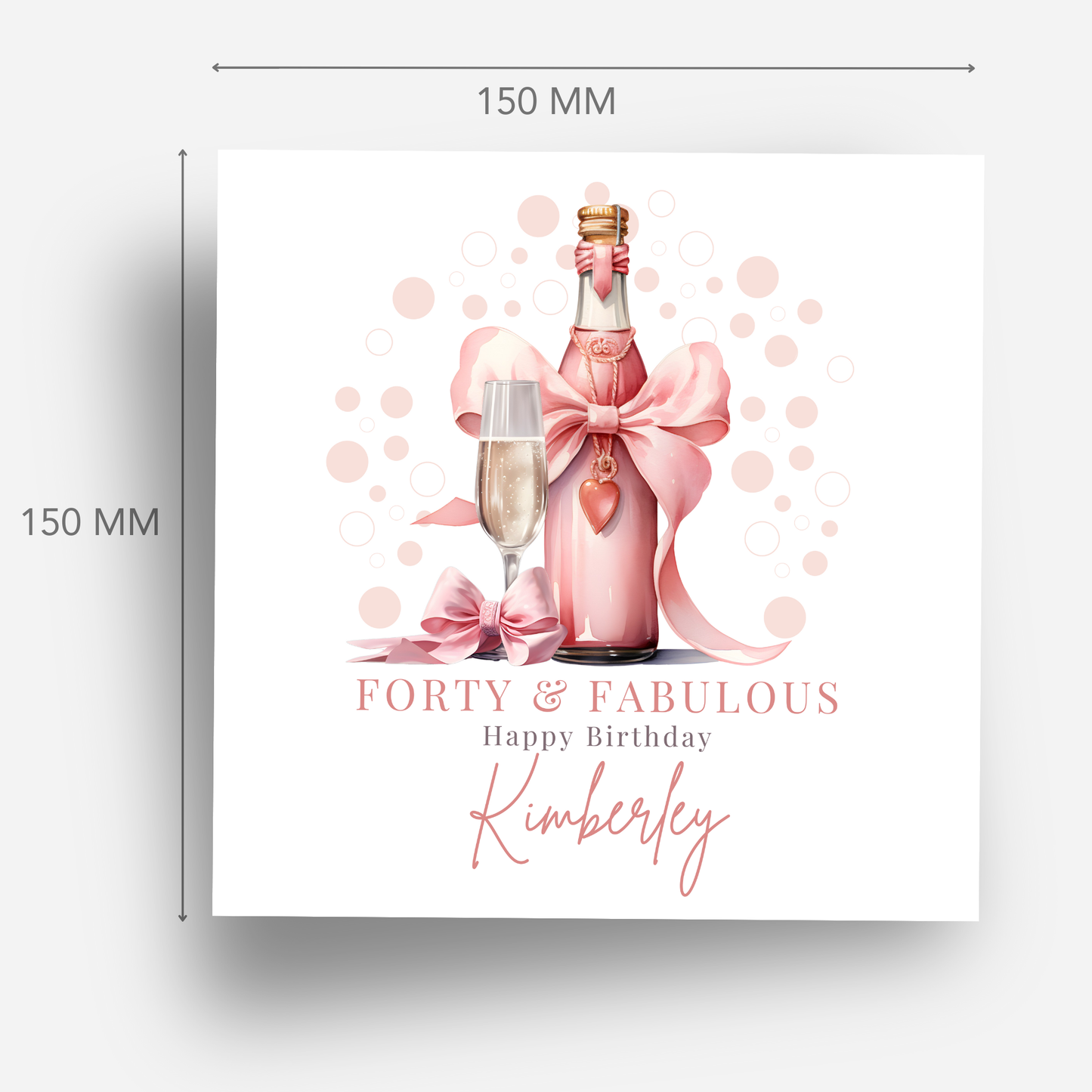 Pink Bottle of Fizz - C105