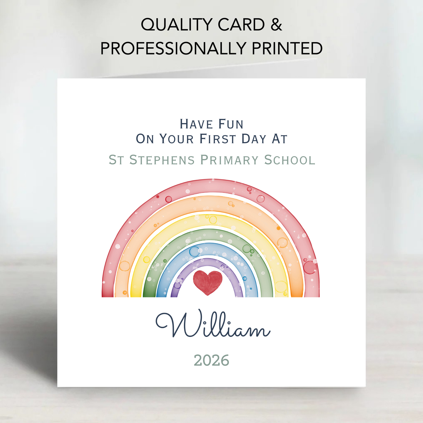 First or Last Day of School Card - C206